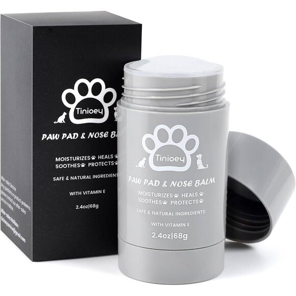 2.4oz Cat & Dog Paw Balm Stick – Natural Lick-Safe Moisturizer for Dry Paws Nose - Picture 1 of 7